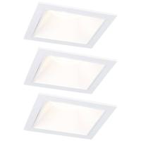 Paulmann 93126 Cole LED-inbouwlamp Set van 3 stuks LED 6 W Wit