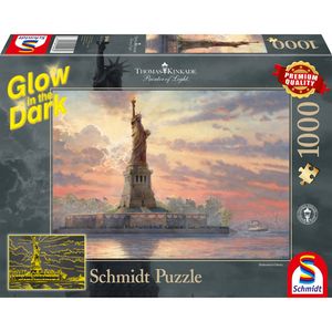 Schmidt Spiele Statue of Liberty in the twilight Blokpuzzel 1000 stuk(s) Stad