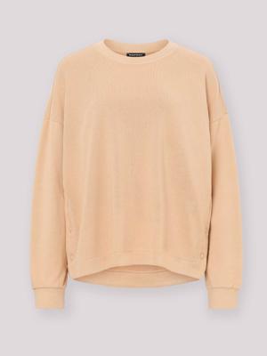 Sweatshirt met knopen opzij van zuiver katoen