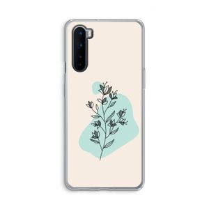 Violets are blue: OnePlus Nord Transparant Hoesje
