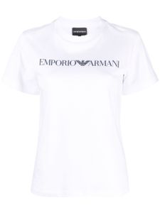 Emporio Armani t-shirt à logo imprimé - Blanc