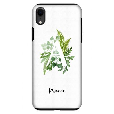 Green Brush: iPhone XR Tough Case