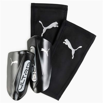 Voetbal Beenbeschermers Puma Ultra Twist Sleeve Zwart - Maat: M