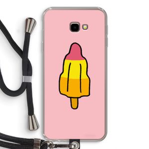 Raketijsje: Samsung Galaxy J4 Plus Transparant Hoesje met koord