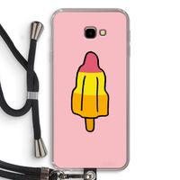 Raketijsje: Samsung Galaxy J4 Plus Transparant Hoesje met koord