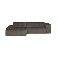 by fonQ Mumble Hoekbank met Chaise Longue Links - Chenille - Taupe