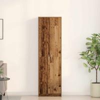 Kledingkast met plank Oud hout 55 x 25 x 189 cm Bewerkt hout