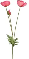 Countryfield kunsttak papaver 95cm roze