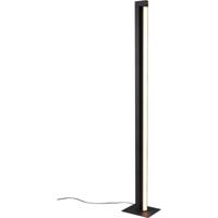 LED Vloerlamp - Trion Kero - 21W - Aanpasbare Kleur - Dimbaar - Mat Zwart - Metaal