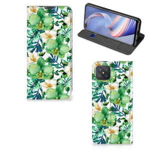 OPPO Reno4 Z 5G Smart Cover Orchidee Groen