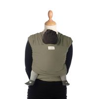 Babylonia Baby Carriers - Draagdoek Baby - Model TRICOT-SLEN BAMBOO - Khaki Green