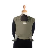 Babylonia Baby Carriers - Draagdoek Baby - Model TRICOT-SLEN BAMBOO - Khaki Green - thumbnail