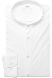 Pure Functional Slim Fit Jersey shirt wit, Effen