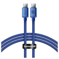 Baseus Crystal Shine USB-C / USB-C Kabel CAJY000603 - 1.2m - Blauw - thumbnail