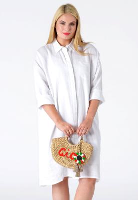 Yoek Blouse long | Wit | Maat M