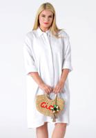 Yoek Blouse long | Wit | Maat XXL Yoek Blouse long | Wit | Maat XXL