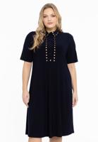 Yoek Jurk mets | Blauw | Maat 58/60