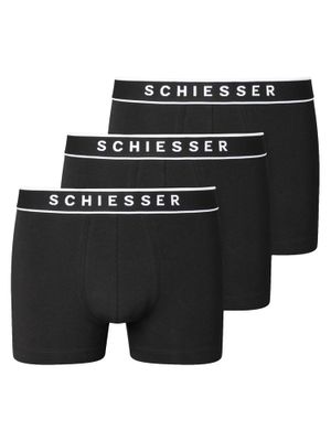Schiesser - 95-5 - Shorts - 3 pack - zwart, Maat:M