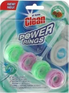 At Home Clean Toiletblok - Power Rings Pine