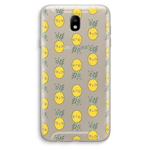 Ananas: Samsung Galaxy J7 (2017) Transparant Hoesje