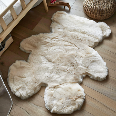 Kinder Vloerkleed Comfy Teddy 80x115 Cm Laagpolig Grandstone - Dekbed-Discounter.nl