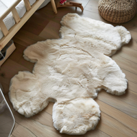 Kinder Vloerkleed Comfy Teddy 80x115 Cm Laagpolig Grandstone - Dekbed-Discounter.nl