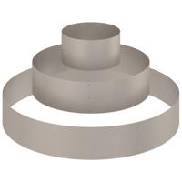 VidaXL Tuin bloempot bruin 120 x 120 x 20 cm cortenstaal