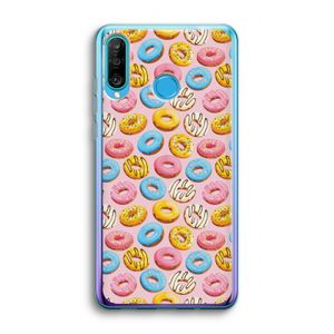 Pink donuts: Huawei P30 Lite Transparant Hoesje