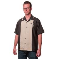 Classic Shirt Contrast Crown Button Up Black-XXXL