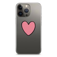 Hartje: iPhone 13 Pro Transparant Hoesje