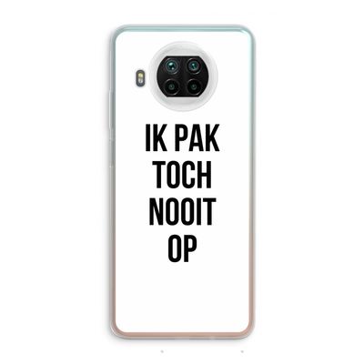 Ik pak nooit op: Xiaomi Mi 10T Lite 5G Transparant Hoesje