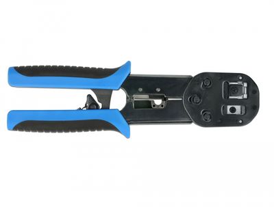 DeLOCK 86450 kabel krimper Gereedschapset Zwart, Blauw