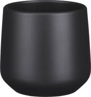 Amber pot rond d.grijs mat h13,5xd14cm - Mica decorations