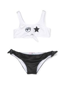 Chiara Ferragni Kids maillot de bain Eyestar - Noir