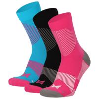 Xtreme Compressiesokken Quarter 3-pack Multi Pink-35/38