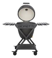 Boretti Ceramica Large Kamado-barbecue/grill Ketel Houtskool (brandstof) Grijs