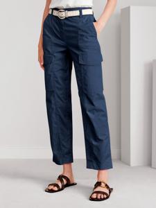 Enkellange broek Van Raffaello Rossi blauw