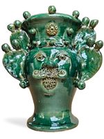 Les-Ottomans vase Sicilian en céramique (23 cm) - Vert - thumbnail