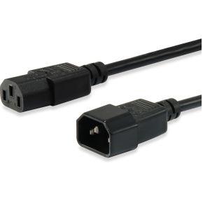 Equip 112100 electriciteitssnoer Zwart 1,8 m C14 stekker C13 stekker