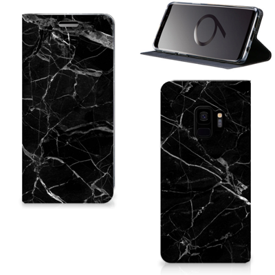 Samsung Galaxy S9 | Standcase | Marmer Zwart - Origineel Cadeau Vader