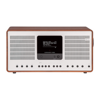 Revo: SuperConnect Stereo DAB+ Radio met internet en Spotify - Walnoot/zilver