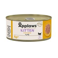 APPLAWS Kitten Chicken in jelly - nat kattenvoer - 70g