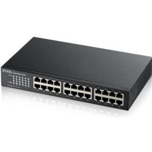 Zyxel GS1100-24E Unmanaged Gigabit Ethernet (10/100/1000) Zwart