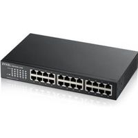 Zyxel GS1100-24E Unmanaged Gigabit Ethernet (10/100/1000) Zwart