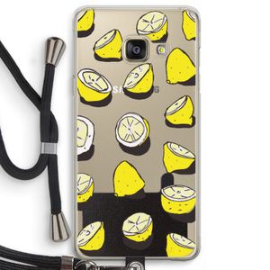 When Life Gives You Lemons...: Samsung Galaxy A3 (2016) Transparant Hoesje met koord