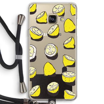 When Life Gives You Lemons...: Samsung Galaxy A3 (2016) Transparant Hoesje met koord