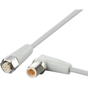 ifm Electronic EVF371 Verbindingskabel Aantal polen (sensoren): 4, 5 Stekker, haaks, Bus, recht 1 m 1 stuk(s)