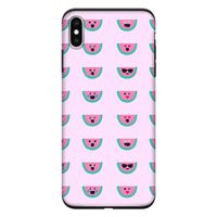 Smiley watermeloenprint: iPhone XS Max Tough Case