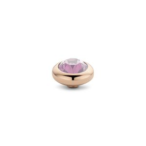 Melano Vivid Basic CZ Steentje Pink Rosé | 7 mm