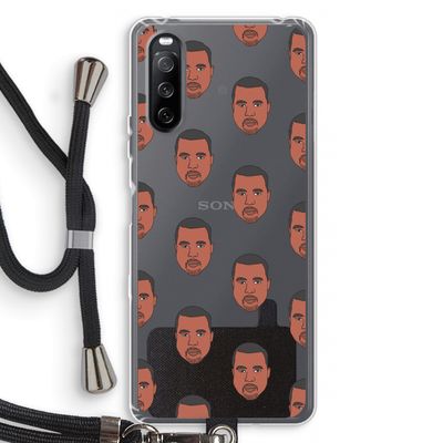 Kanye Call Me?: Sony Sony Xperia 10 III Transparant Hoesje met koord